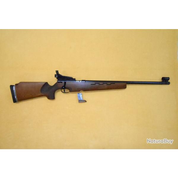 CARABINE KRICO MATCH - 22LR - CHARGEUR 5 COUPS +DIOPTRE et GUIDON - TRS BEL TAT