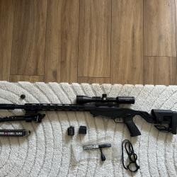 Carabine Ruger precision rimfire Cal.22lr chargeur 10 coups - canon de 46cm filete 1/2-28"