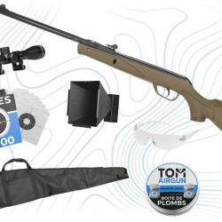 Pack Argent Carabine Delta Kakie 4.5mm 7.5 joules Gamo