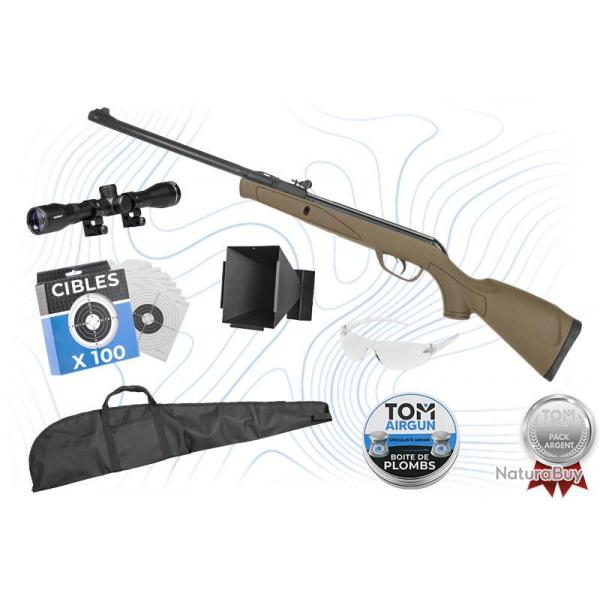 Pack Argent Carabine Delta Kakie 4.5mm 7.5 joules Gamo