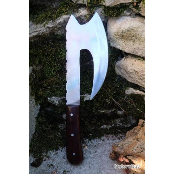 HACHE TOMAHAWK HACHETTE Tactical Survival Extraction Lame Acier Inox Manche Rsine Fabr Artisanale