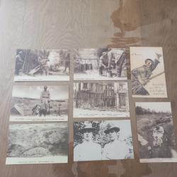 lot 1  8 cartes postales militaires 14-18