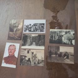 lot 2  7 cartes postales militaires 14-18