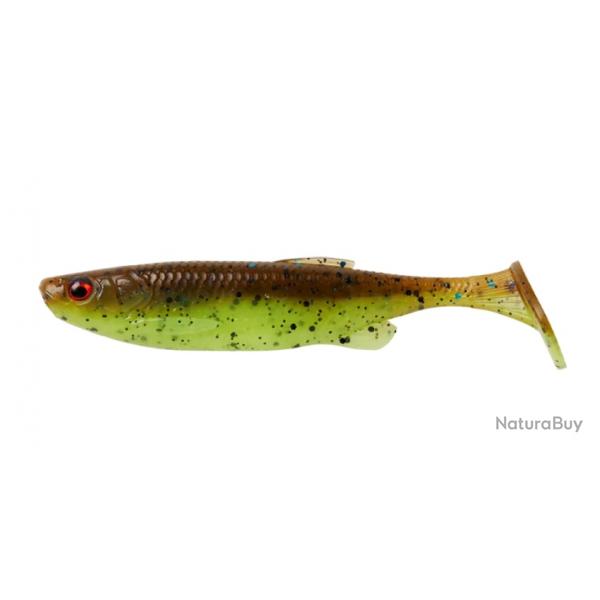 Leurre Souple Savage Gear Fat Minnow T-Tail 10,5cm Chartreuse pumpkin
