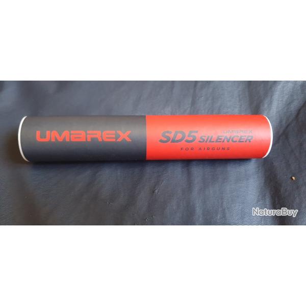 Modrateur de son (silencieux) Umarex SD5 double filetage (1/2x20 UNF et 14x1 CCW anti-horaire)