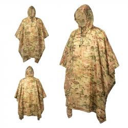 Poncho militaire 3-en-1 - camouflage multicam - LIVRAISON GRATUITE