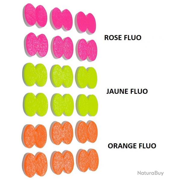 INDICATEUR AUTOCOLLANT PAR 12 Jaune fluo