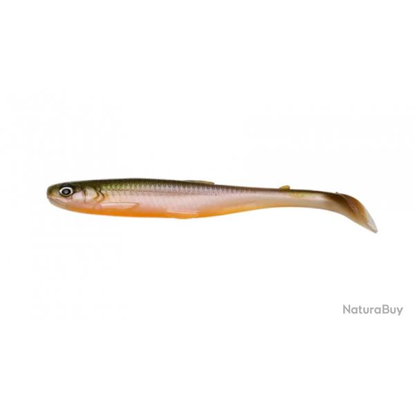 Leurre souple Savage Gear Slender Scoop Shad 9cm Olive pearl