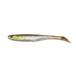 Leurre souple Savage Gear Slender Scoop Shad 9cm Green Silver