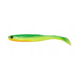Leurre souple Savage Gear Slender Scoop Shad 9cm Green yellow