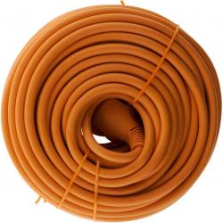 Prolongateur jardin 16A HO5VV F 3G1,5 2P+Terre 25m Orange