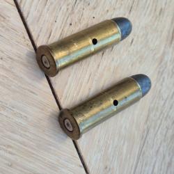 38 S&W Spécial neutralisées douille laiton SFM tête plomb nez rond