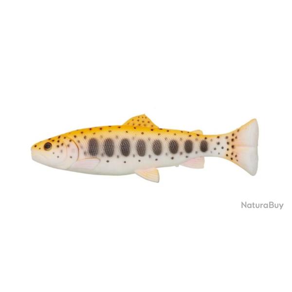 Leurre Souple Savage Gear 3D Craft Trout Pulsetail 16cm Golden albino