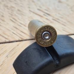 1 munitions 38 S&W Spécial neutralisées douille Gévelot en laiton tête plomb nez rond
