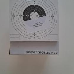 porte cible ducatillon 14cm + 100 cibles gamo neuf