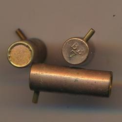 (10857) UNE CARTOUCHE CAL 7mm  LEFAUCHEUX A BROCHE  A GRENAILLE par BRAUN & BLOEM marquée "BB7"