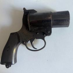 Pistolet lance fusée Webley et Scott