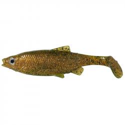 Leurre souple Savage Gear Roach paddle taille 10cm muddy roach
