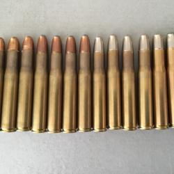 Beau lot de munitions 404 Jeffery pour collection