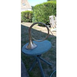 Cor de chasse trompe de chasse 3 tours ancien XIXeme