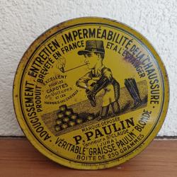Boite cirage brodequin ww1 ww2