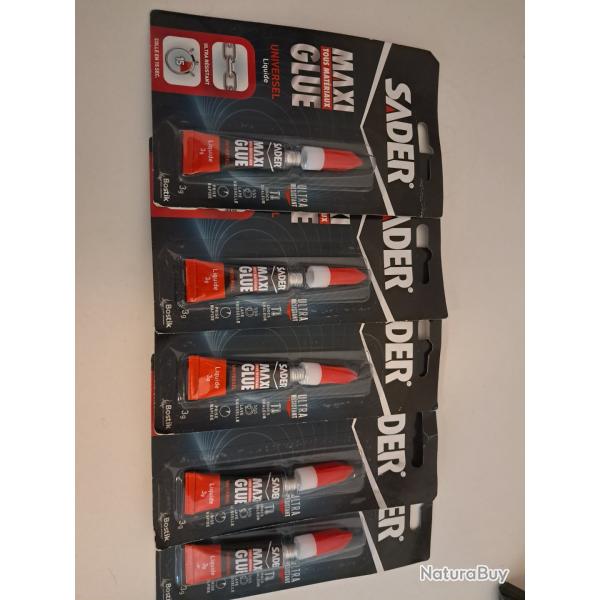 5 colles maxi glue sader neuf