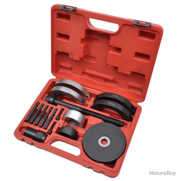 Kit d'outils de roulement de moyeu de roue 16 pcs 62 mm VAG