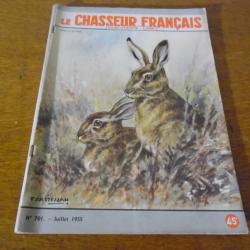 LIVRE CHASSEUR FRANCAIS NUMERO 701 JUILLET  1955