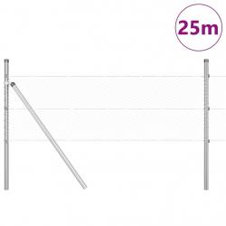 Ensemble de Clôtures 2 pièces Acier galvanisé Grand Durable
