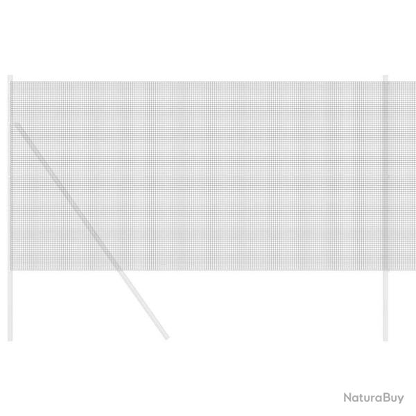 Clture en fil soud gris 1,4x25 m en acier
