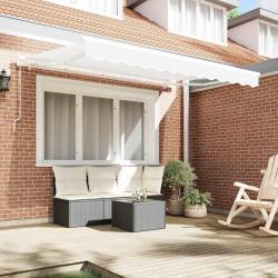 Tissu de remplacement pour auvent pour cadre de 3.5x2 m Blanc