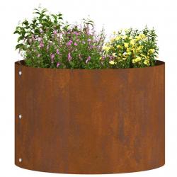 Jardinière en acier corten Acier corten Acier corten Moyen