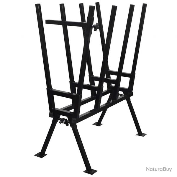 Trteau enduit de poudre noir pour travail en bois
