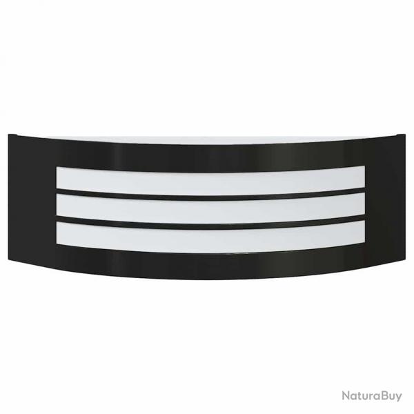 Applique Murale Extrieure Noir Acier Inoxydable IP44