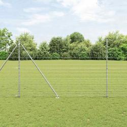 Clôture 1,6x25 m en acier galvanisé