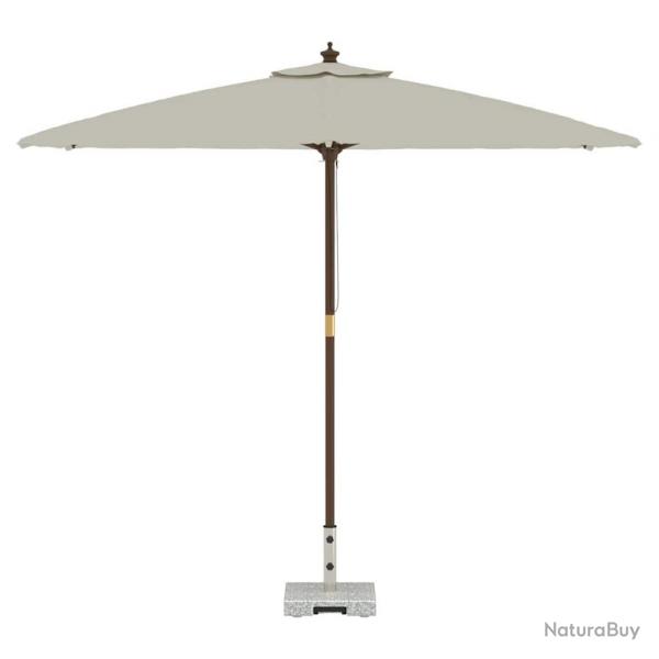 base de parasol  roulettes avec une poigne en granit gris, 29 kg, carre