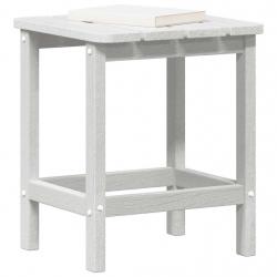 Table d'appoint Adirondack blanche 38x38x45 cm HDPE