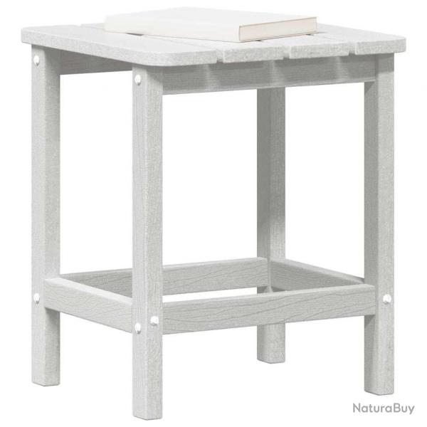Table d'appoint Adirondack blanche 38x38x45 cm HDPE