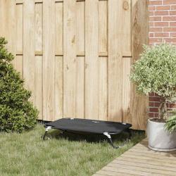 Lit pour chien pliable Noir ML Tissu Oxford et acier