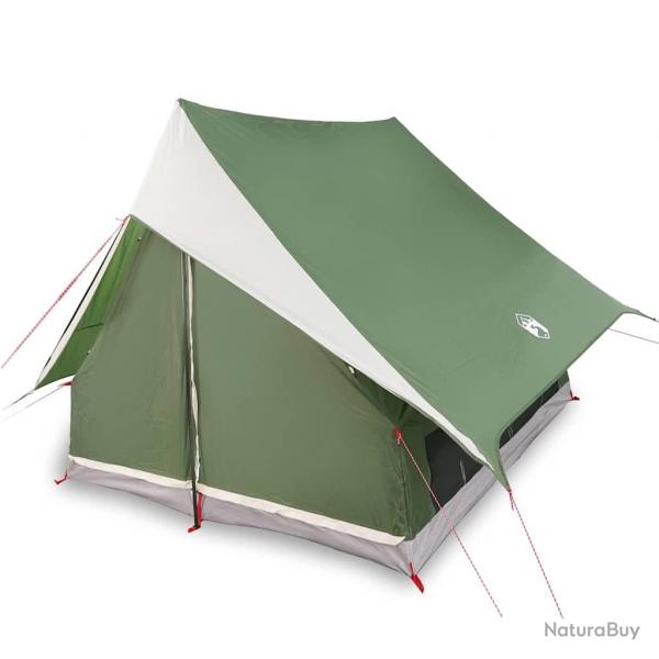 Tente de camping A-Frame 3 personnes, verte et impermable