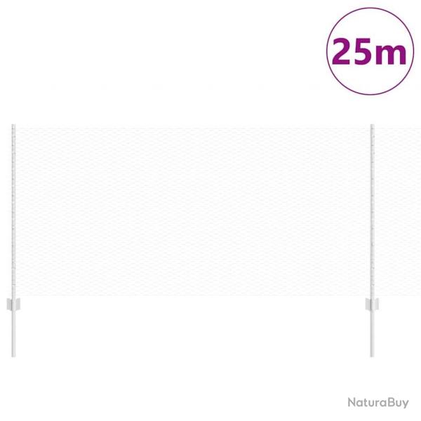 Ensemble de clture de jardin Lot de 2 Acier galvanis