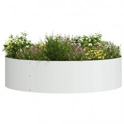 Ensemble de Planteurs Blanc Blanc Métal Grand Planteur
