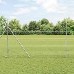 Clôture de Champ 1,6x25 m Acier Galvanisé