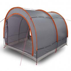 Tente de rangement pour vélos Gris et orange 256 x 222 x 182 cm