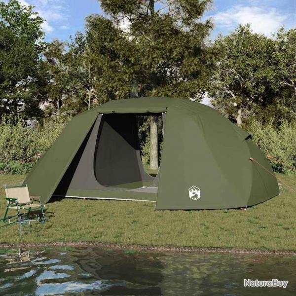 Tente de pche 7 personnes vert olive tanche