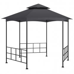 Belvédère avec parois 3,1x2,7 m Anthracite