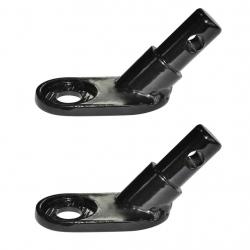Attelage de remorque pour vélo 2 pcs Fer