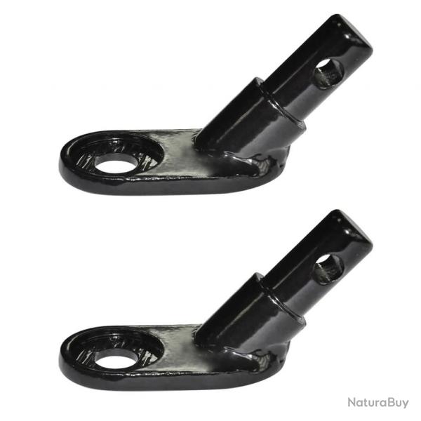 Attelage de remorque pour vlo 2 pcs Fer