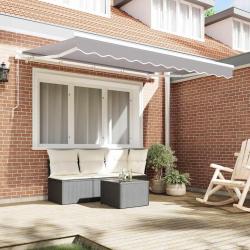 Tissu de remplacement de store pour cadre de 3x2.5 m Gris clair