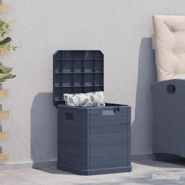 Bote de rangement de jardin 90 L Anthracite